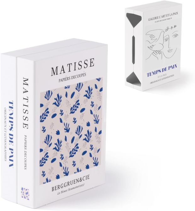 Book-Shaped Decorative Cable Management Box – Expandable Design | Magnetic Closure, Ideal for Home & Office