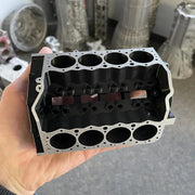 Big Block Chevy Business Card Holder – Unique Mini V8 Engine Desk Organizer