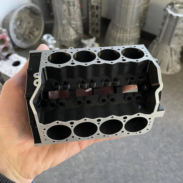 Big Block Chevy Business Card Holder – Unique Mini V8 Engine Desk Organizer