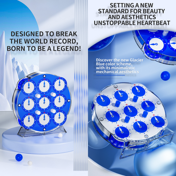 Magnetic Clock Puzzle –  Smooth-Rotation Edition