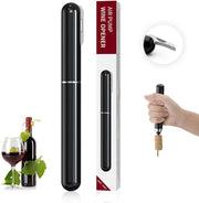 Portable Air Pressure Wine Opener, 2 in 1 Cork Wine Opener Needle with Foil Cutter, Handheld Cork Opener