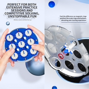 Magnetic Clock Puzzle –  Smooth-Rotation Edition