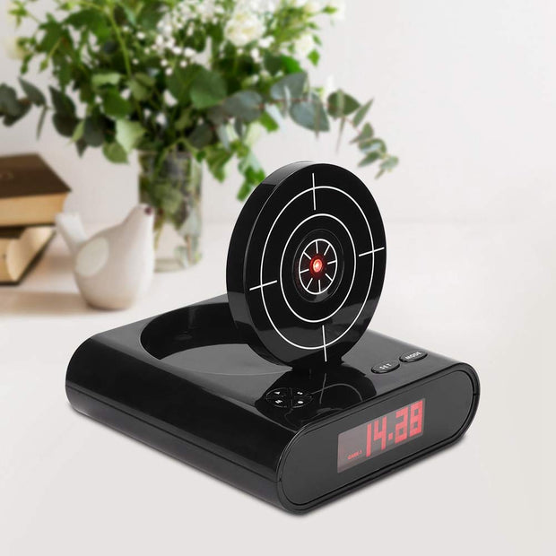 🎯 Smart Sensor Shooting Alarm Clock – Start Your Day with a Challenge