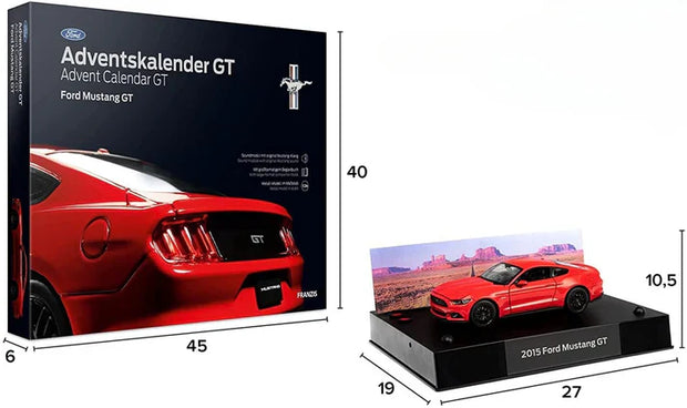 Ford Mustang GT Arrives in Holiday Calendar 1:24 Scale