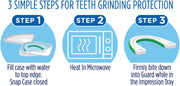 Nighttime Dental Guard – Less Than 3-Minutes for Custom Teeth Grinding Protection with Scope Mint Flavor – Made in an FDA Audited USA Facility (2 Pack)