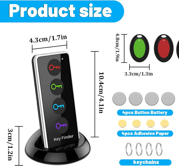 Wireless Key Finder Set – Find Lost Items Fast