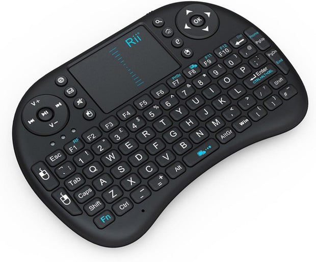 Rii HB-H92 i8 Mini 2.4GHz Wireless Touchpad Keyboard with Mouse (Black)