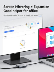 🔌 7-in-1 Magnetic USB-C Hub – The Ultimate All-in-One Expansion Solution