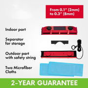🧼 Magnetic Window Cleaner – Safe, Effective, Streak-Free Shine