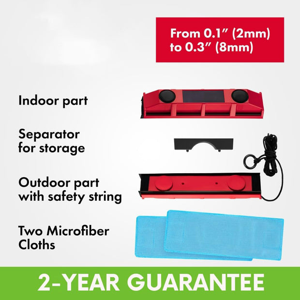 🧼 Magnetic Window Cleaner – Safe, Effective, Streak-Free Shine