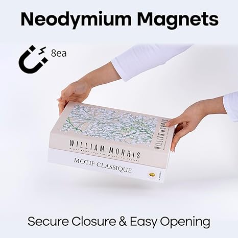 Book-Shaped Decorative Cable Management Box – Expandable Design | Magnetic Closure, Ideal for Home & Office