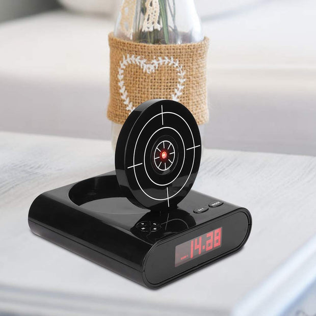🎯 Smart Sensor Shooting Alarm Clock – Start Your Day with a Challenge