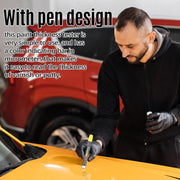2 Pcs Paint Thickness Gauge Precision Paint Coating Tester Magnetic Tip Car Paint Tester Pen Waterproof Paint Depth Gauge Car Body Damage Detector for Crash Check Coating Film Inspection