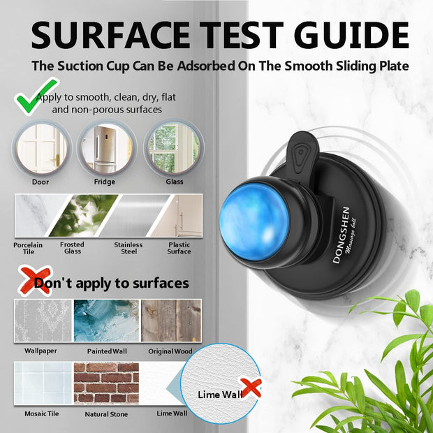 Massage Ball Deep Tissue 2 in 1 Mountable and Removable Trigger Point Massager for Relieve Muscle and Joint Pain Relax Full Body