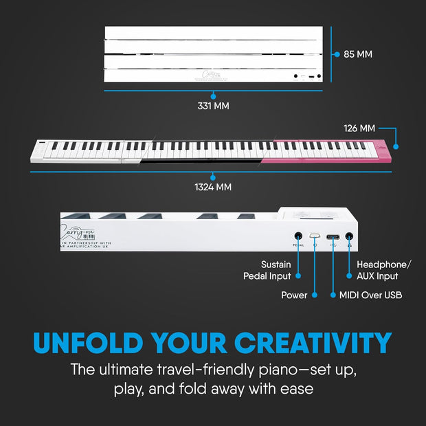 WaveRider 88 – The Foldable Full-Size Piano That Goes Anywhere 🎹
