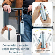 Metal Travel Pill Organizer, Portable 7 Day Vitamin Organizer Stackable, Waterproof 1 Times A Day Pill Box, Large Pill Container, Daily Medicine Organizer for Vitamin, Fish Oil, Supplement