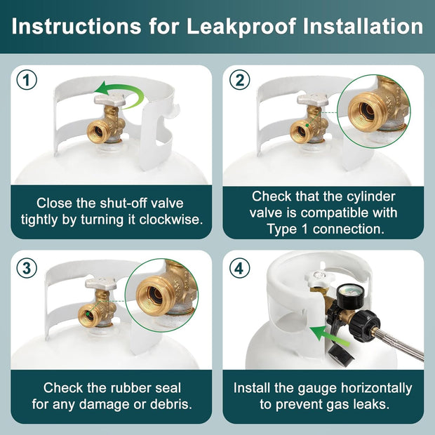 🔥 Universal Propane Tank Gauge – Easy, Accurate Gas Level Monitoring!