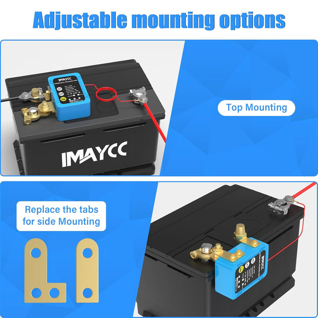 Kill Switch for Car, 12V Remote Battery Disconnect Switch 240A, Car Battery Kill Switch Anti Theft, Automatic Cut/Shut Off Switch for Auto, RV, ATV,Truck, Boat.