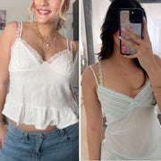 Floral Lace Bra Straps – Adjustable & Detachable Shoulder Straps for Dresses and Bras