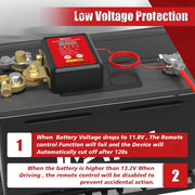 Kill Switch for Car, 12V Remote Battery Disconnect Switch 240A, Car Battery Kill Switch Anti Theft, Automatic Cut/Shut Off Switch for Auto, RV, ATV,Truck, Boat.