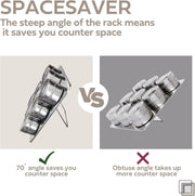 Uncluttered Designs Intergalactic Spice Rack Set With Magnetic Jars, Stand and Wall Mount by (9 Tin)