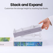 Book-Shaped Decorative Cable Management Box – Expandable Design | Magnetic Closure, Ideal for Home & Office