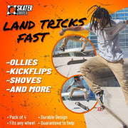 Skateboard Tricks Fast No Experience Needed- Fun, Safe, and Easy- Ollies, Kickflips and More- All Ages- Accessories Make Great Stocking Stuffers Gifts for Teen Boys and Girls