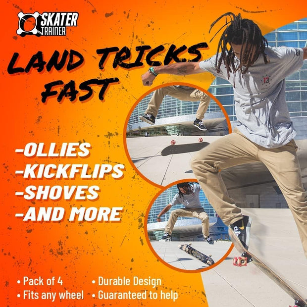 Skateboard Tricks Fast No Experience Needed- Fun, Safe, and Easy- Ollies, Kickflips and More- All Ages- Accessories Make Great Stocking Stuffers Gifts for Teen Boys and Girls