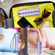 Metal Travel Pill Organizer, Portable 7 Day Vitamin Organizer Stackable, Waterproof 1 Times A Day Pill Box, Large Pill Container, Daily Medicine Organizer for Vitamin, Fish Oil, Supplement