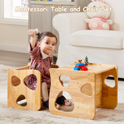 Montessori Toddler Table and Chair Set(Order now and receive a free set of toddler meal bowls.)
