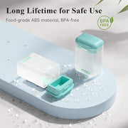 Weekly Pill Organizer Magnetic, Removable Pill Box 7 Day 1 Time a Day, Large Travel Pill Case, Week Once Daily Medication Dispenser, Medicine Container Holder for Supplement, Vitamin, Black