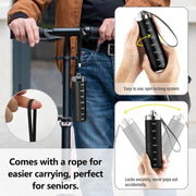 Metal Travel Pill Organizer, Portable 7 Day Vitamin Organizer Stackable, Waterproof 1 Times A Day Pill Box, Large Pill Container, Daily Medicine Organizer for Vitamin, Fish Oil, Supplement