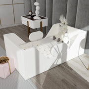 Crib with extra safety width