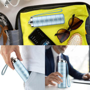 Metal Travel Pill Organizer, Portable 7 Day Vitamin Organizer Stackable, Waterproof 1 Times A Day Pill Box, Large Pill Container, Daily Medicine Organizer for Vitamin, Fish Oil, Supplement