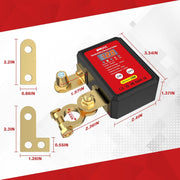 Kill Switch for Car, 12V Remote Battery Disconnect Switch 240A, Car Battery Kill Switch Anti Theft, Automatic Cut/Shut Off Switch for Auto, RV, ATV,Truck, Boat.