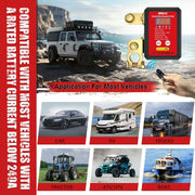 Kill Switch for Car, 12V Remote Battery Disconnect Switch 240A, Car Battery Kill Switch Anti Theft, Automatic Cut/Shut Off Switch for Auto, RV, ATV,Truck, Boat.