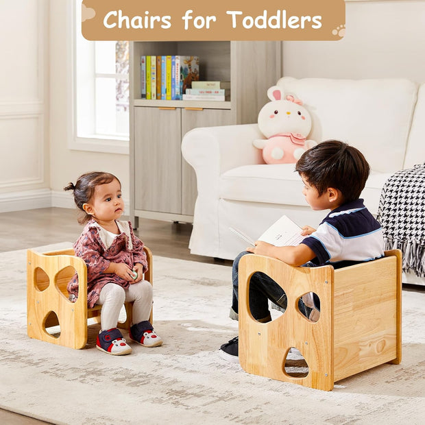 Montessori Toddler Table and Chair Set(Order now and receive a free set of toddler meal bowls.)