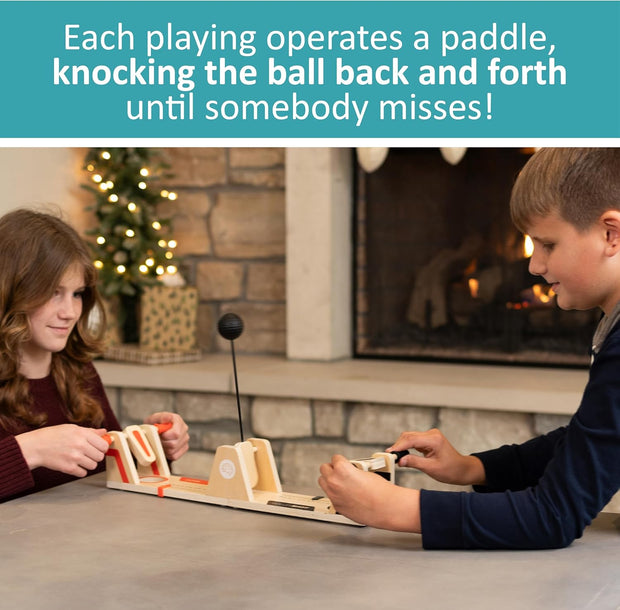 Wooden 2-Player Tabletop Skill Game for Kids & Adults