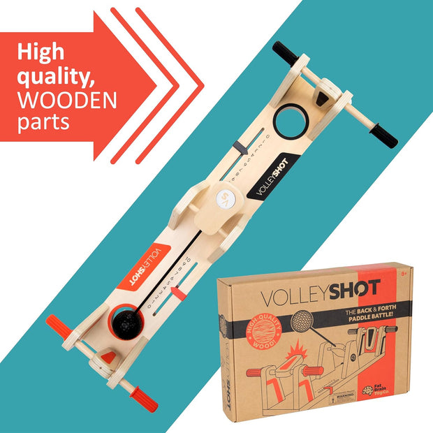 Wooden 2-Player Tabletop Skill Game for Kids & Adults