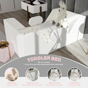 Crib with extra safety width