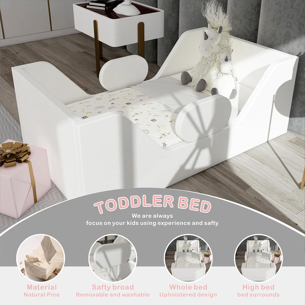 Crib with extra safety width