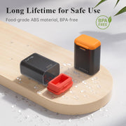 Weekly Pill Organizer Magnetic, Removable Pill Box 7 Day 1 Time a Day, Large Travel Pill Case, Week Once Daily Medication Dispenser, Medicine Container Holder for Supplement, Vitamin, Black