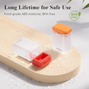 Weekly Pill Organizer Magnetic, Removable Pill Box 7 Day 1 Time a Day, Large Travel Pill Case, Week Once Daily Medication Dispenser, Medicine Container Holder for Supplement, Vitamin, Black