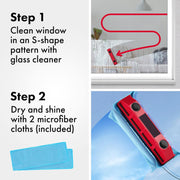 🧼 Magnetic Window Cleaner – Safe, Effective, Streak-Free Shine