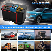 Kill Switch for Car, 12V Remote Battery Disconnect Switch 240A, Car Battery Kill Switch Anti Theft, Automatic Cut/Shut Off Switch for Auto, RV, ATV,Truck, Boat.