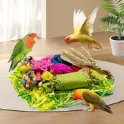 Natural Bird Toy Foraging Parrot Shredding Toys Box – Safe, Fun, and Engaging for Small-Medium Birds