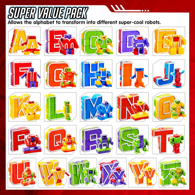 Alphabet Robots Toys for Kids – ABC Learning, Alphabots, Educational Toy for Toddlers