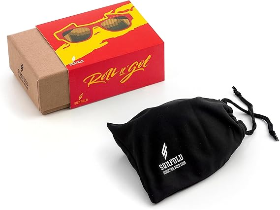 Rollable Polarized Sunglasses – Stylish On-the-Go, Flexible to Wear