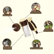 Pet Grooming &amp; Bathing Combo Set ; Hair Remover + Foam Water Spray Gun