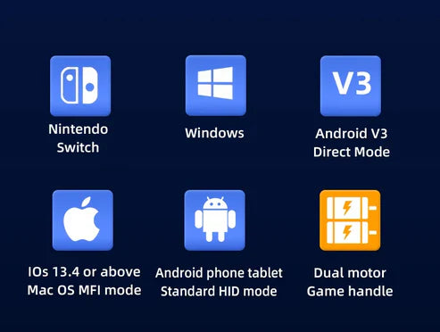 Mobile Game Controller – Bluetooth Connection | Multi-Platform Compatibility | High Precision | Upgraded Gaming Experience